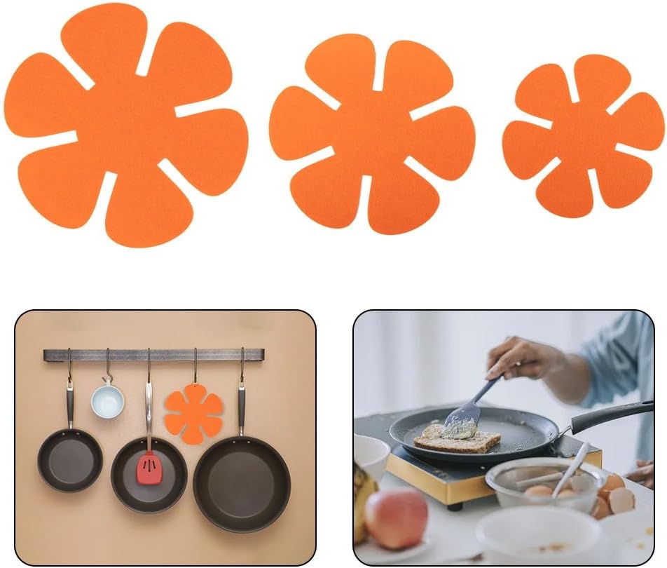 ya 14 9.20 baidi 12 Pieces Felt Pad Pot Pan Protector Anti Scratch Non Cookware Utensils Tool-1