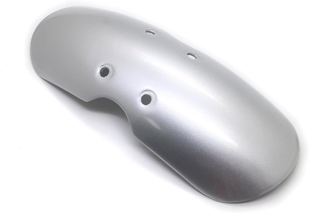 ya 14 9.20 zhengce Silver Plastic Short Front Fender Mudguard for Triumph Bonneville T100 2001-1