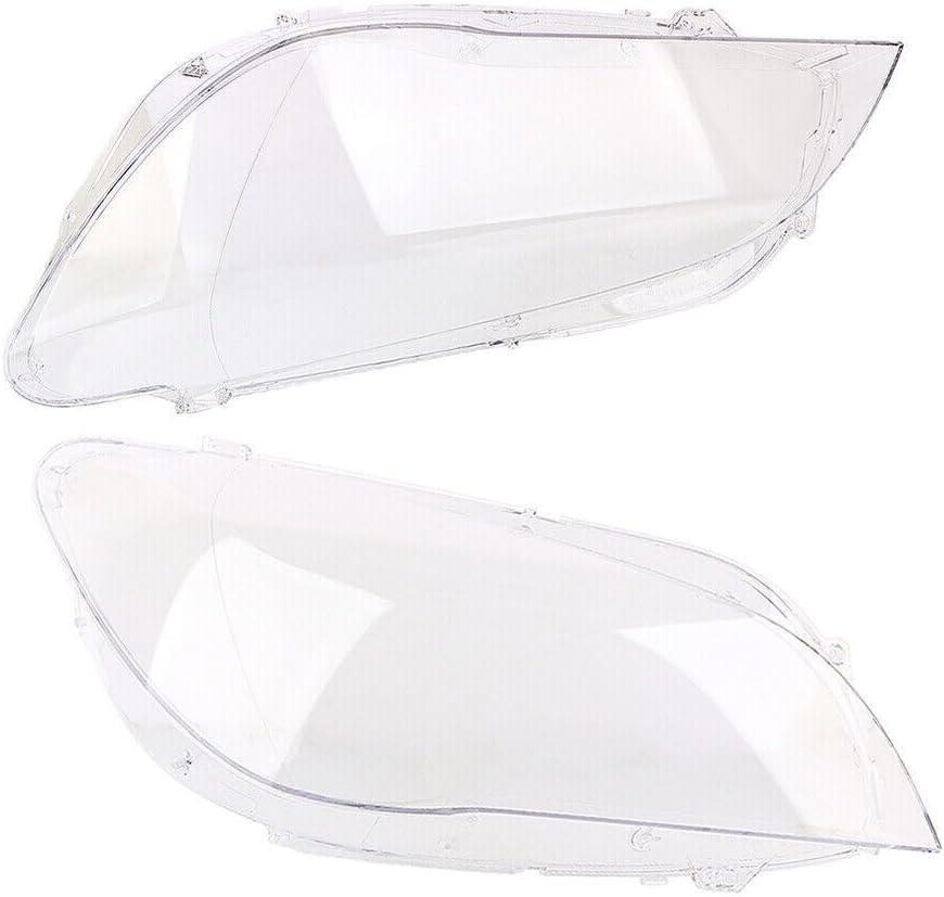 ya 4 8.14 Suitable for BMW F01 F02 7 Series 740i 740Li 750i 750Li 2009-2015 2X Headlight Lens Protective Cover