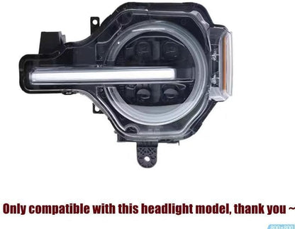 ya 4 8.14 for Ford Mustang 2021-24 Left-hand drive headlight cover transparent lens lens protective cover 