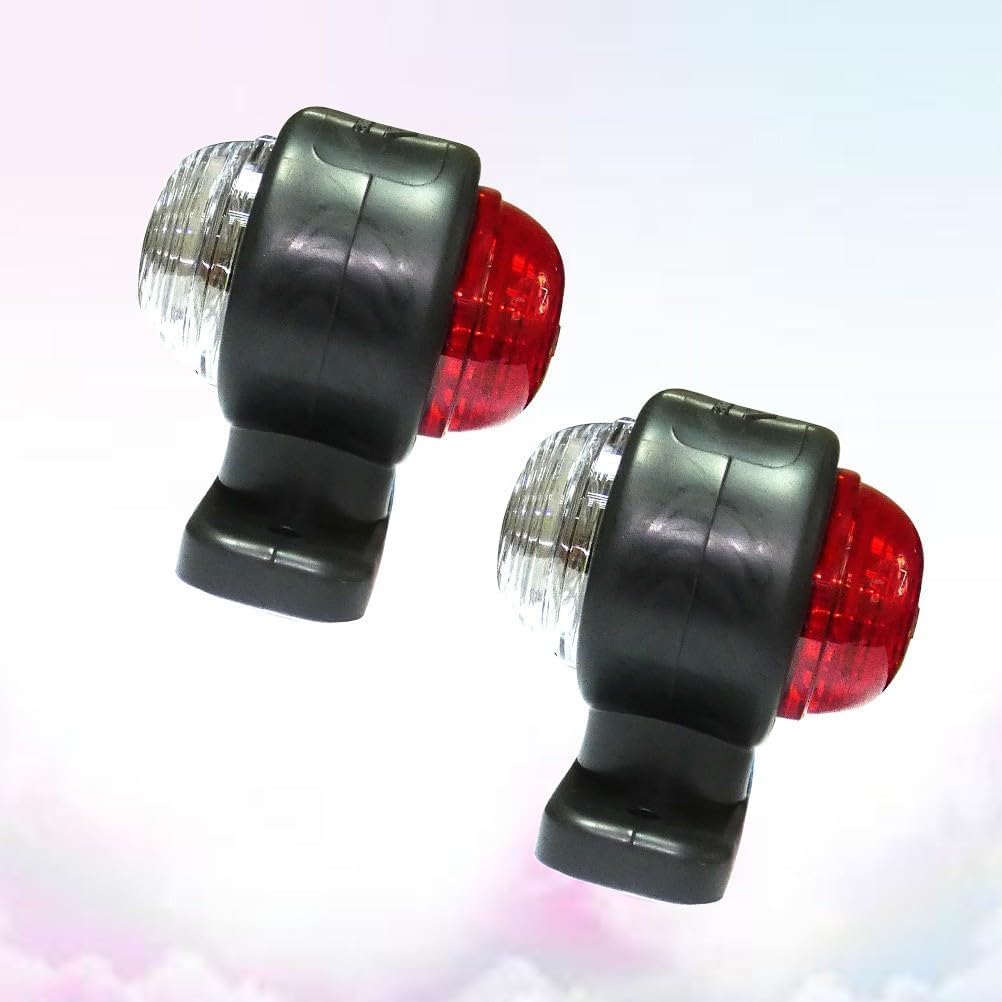 ya 13 9.15 baidi 2 Pcs Truck Trailer Light Side Marker Lights for Trucks Replacement Running
