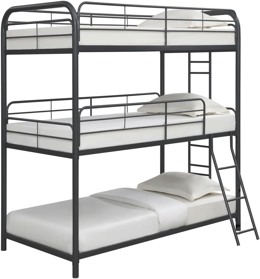 ya 28 10.13 baidi Triple Bunk Bed FULL over FULL over FULL