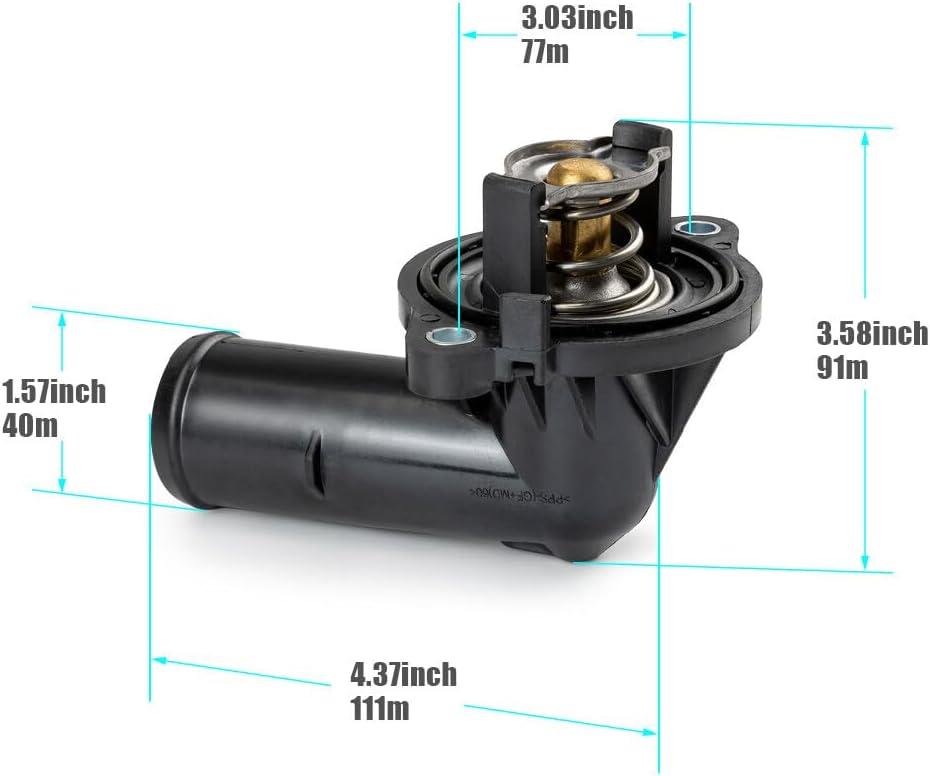 ya 2 8.15 Thermostat Housing for Jeep for Grand Cherokee 3.6L 5184651AH 2018 2017 2016-2011
