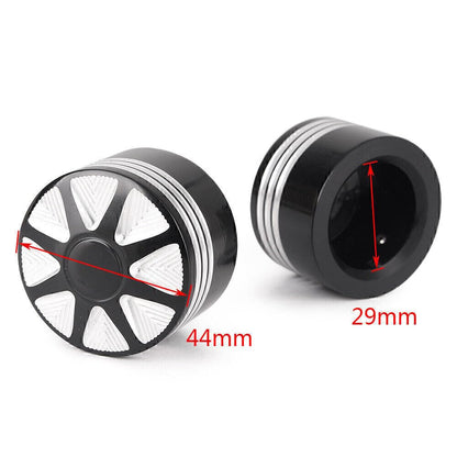 ya 9 10.24 for Harley VRSC XG XL Dyna Softail Touring 1 Pair Front Axle Nut Cover Bolt