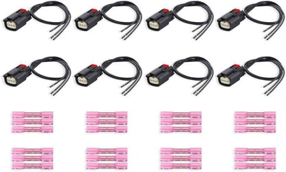 ya 9 10.24 8pcs Ignition Coil Connector Plug for Ford 2013-19 V6 V8 Flex F150 9U2Z14S411EA