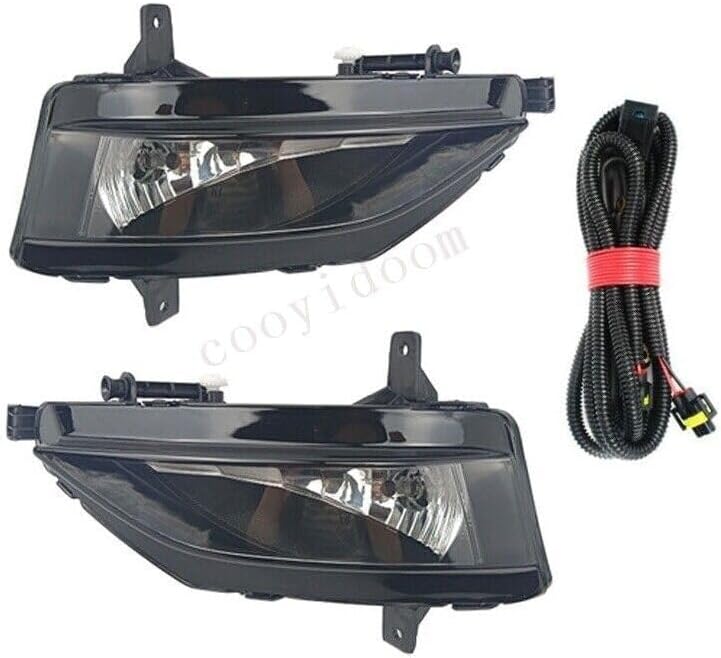 ya 2 8.15 Suitable for VW Jetta 2019, 2020, 2021 set front bumper LED fog light with bulb and wire