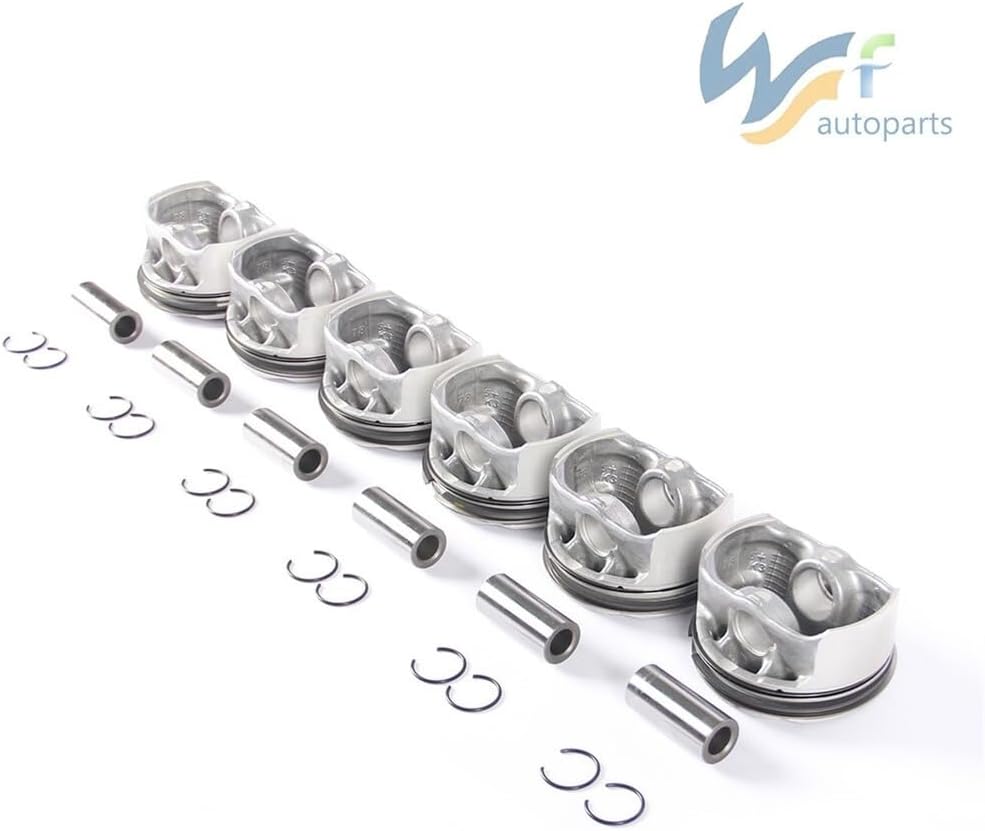 ya 4 8.24 baidi 2.5L Piston & Ring Kit ¦Õ 20mm Kit Fit for BMW 325i 525i X3 Z4 N52 2.5i 2.5si