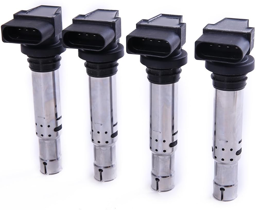 ya 9 10.24 4Pcs Ignition Coil Kit Fit for VW Beetle for Golf for JETTA Caddy for Audi A3#036 905 715 F#