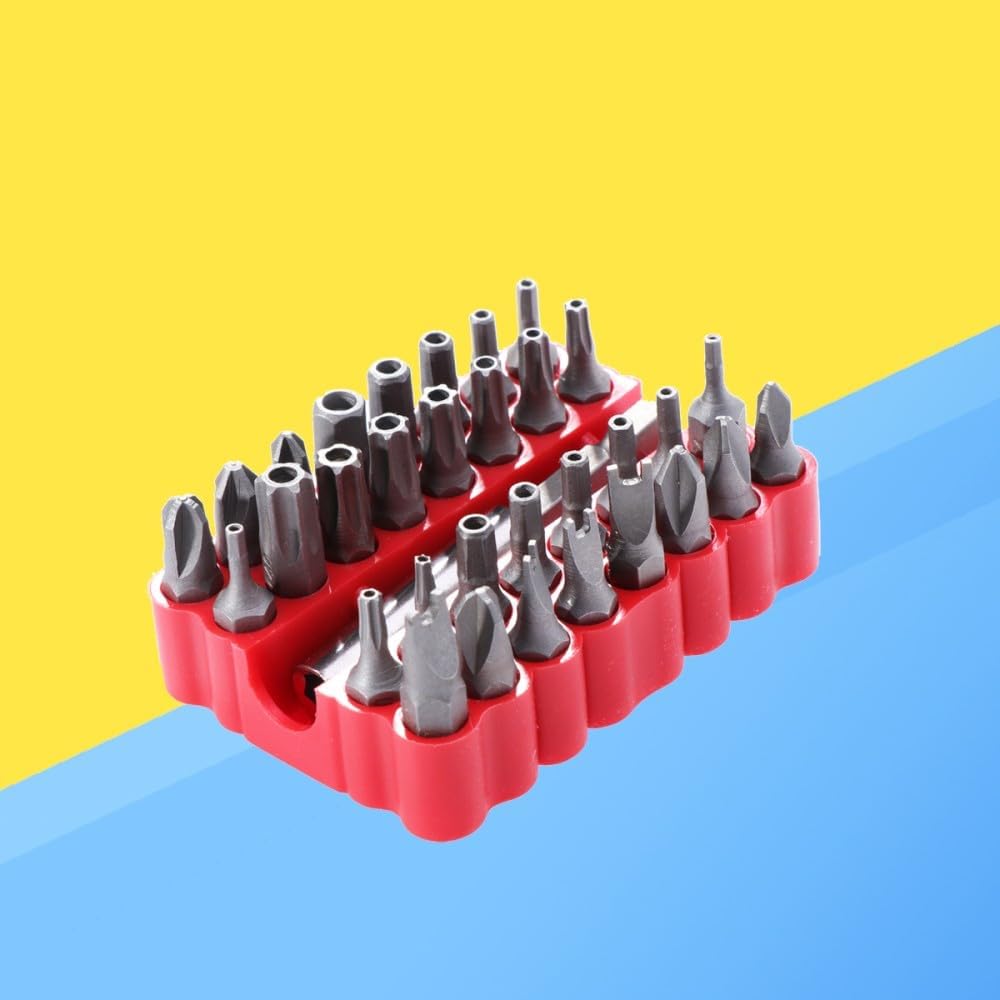 ya 26 10.21 baidi 33 Pcs Hexagon Bit Security Tamper Resistant Star Bits Screwdriver-2