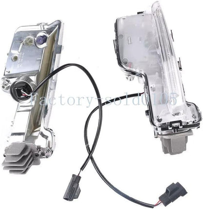 ya 4 8.14 2 * LED Front Bumper Fog Light Driving Light Clear Lens for Volvo S60 2014-2018