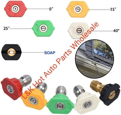 ya 28 10.13 baidi 5pcs Pressure Washer Tips Nozzles Quick Connect 1/4 Set