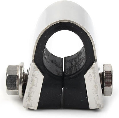 ya 4 8.14 Motorcycle Speedo Clamp Gauge Rubber For 7/8 1 Handlebar Mounting Bracket