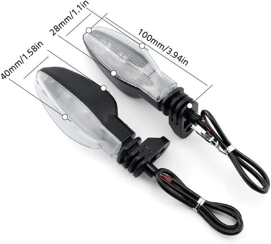 ya 23 10.7 baidi LED Front Rear Turn Signal Light For Street Triple 675 765 Tiger 800 900 1050