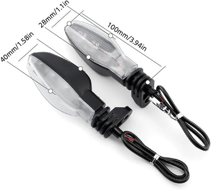 ya 23 10.7 baidi LED Front Rear Turn Signal Light For Street Triple 675 765 Tiger 800 900 1050