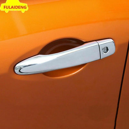 ya 2 8.15 8P for Nissan Kicks 2017-2020 ABS Chrome Car Exterior Door Handle Cover Trim Set 