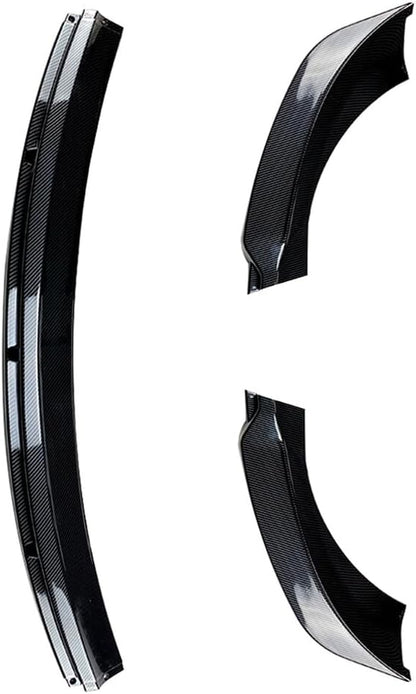 ya 2 8.15 Front Bumper Lip Chin Spoiler Splitter Carbon Fiber Fit for Tesla for Model 3 2017-2021