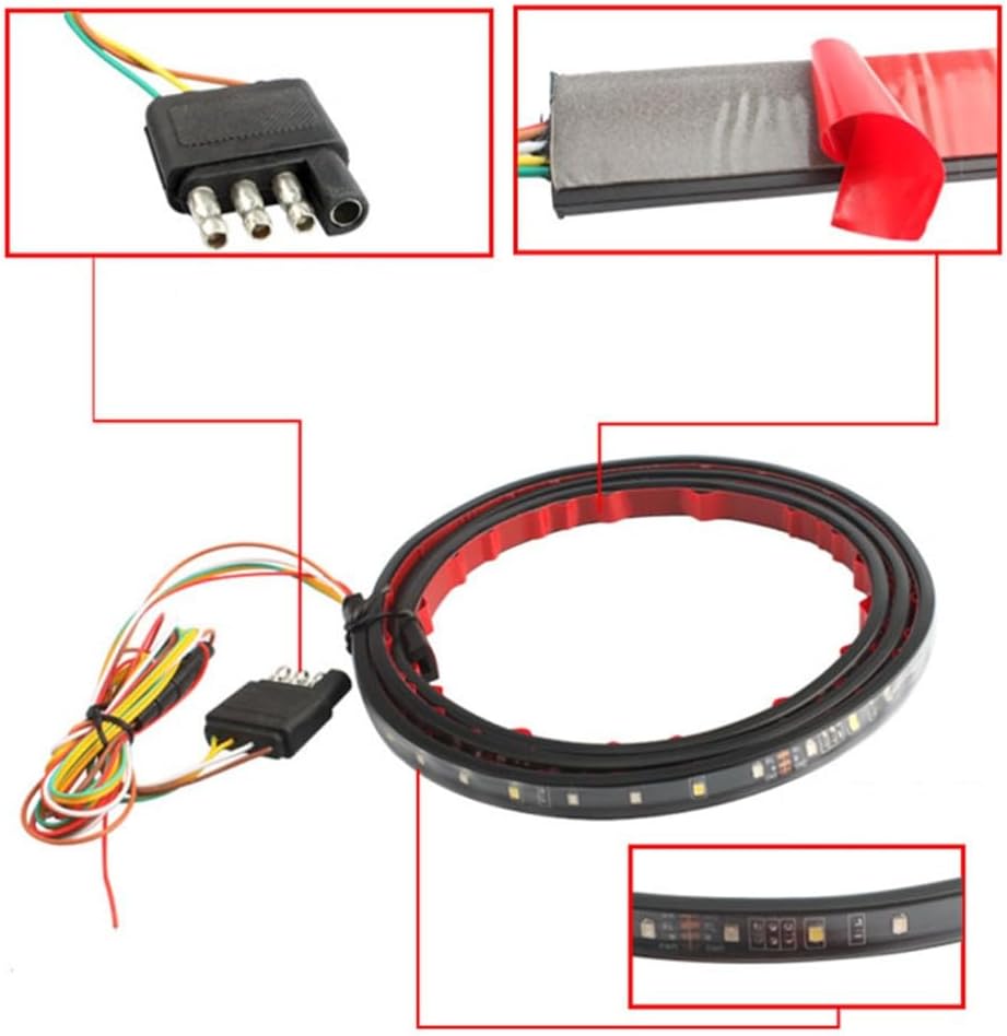 ya 13 9.15 baidi Tail Bar Light Trailer Tube Brake for Truck Running Lamp Cargo Taillight