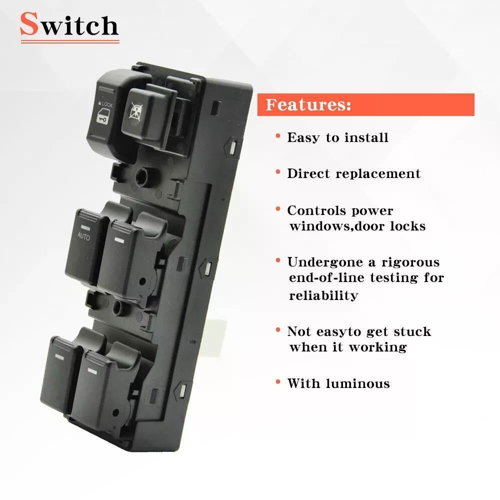 ya 8 8.24 baidi 93570-2P100 Power Window Switch Fit for Hyundai for Sorento Anti Jam Safety Control