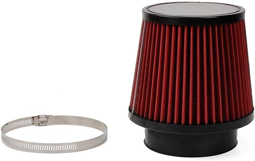 ya 13 9.15 baidi Red 4in 100mm High Flow Inlet Cold Air Intake Cone Replacement Dry Air Filter