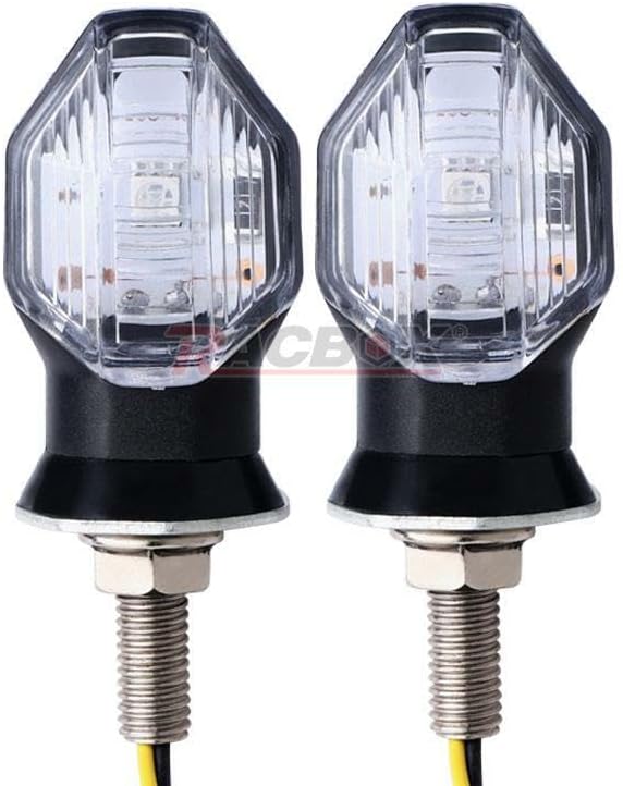 ya 7 8.24 baidi LED Motorcycle for Mini Turn Signal Indicator Amber Blinker Light for Honda for Kawasaki