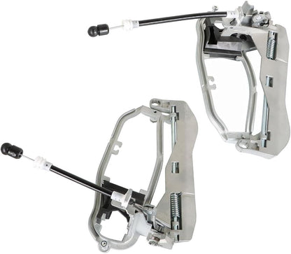 ya 10 9.16 baidi New 4-Piece Set of Front and Rear Door Handle Brackets for 2000-2006 for BMW E53 X5-