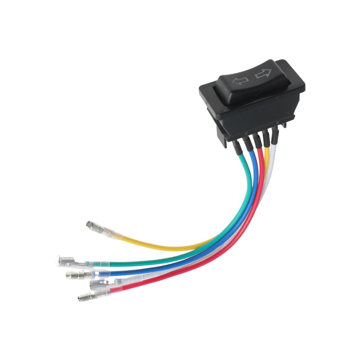 ya 5 8.10 2X Car Window Power Window 5 Pins Wires Illuminated Rocker Switch Universal