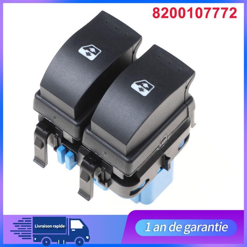 ya 4 8.8 Bouton Leve VITRE Avant Gauche ET Droit Pour for Renault for Clio 2 CON for T 8200107772