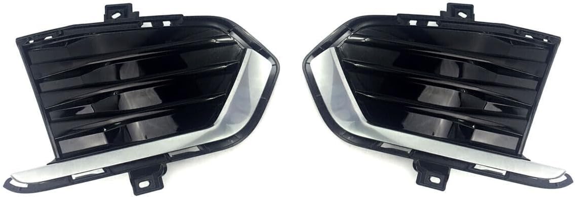 ya 4 8.14 Pair of Front Fog Lights Bezel Cover Side Grille Fits 2017-2019 for Cadillac XT5