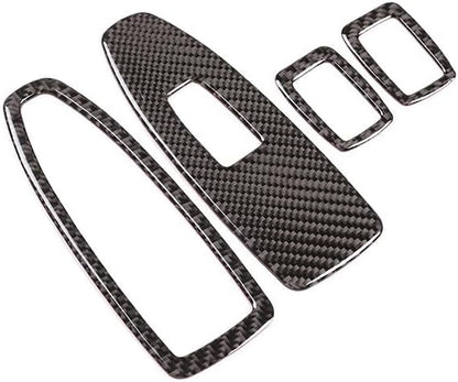 ya 5 8.10 Carbon fiber window control button protective covers suitable for BMW 3 Series F30 F34 2013-18