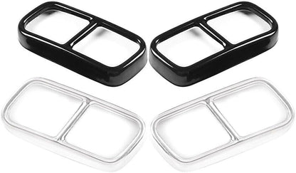 ya 4 8.14 for BMW F01 7 Series 2009-2014 Car Tail Muffler Exhaust Pipe Output Cover Trim