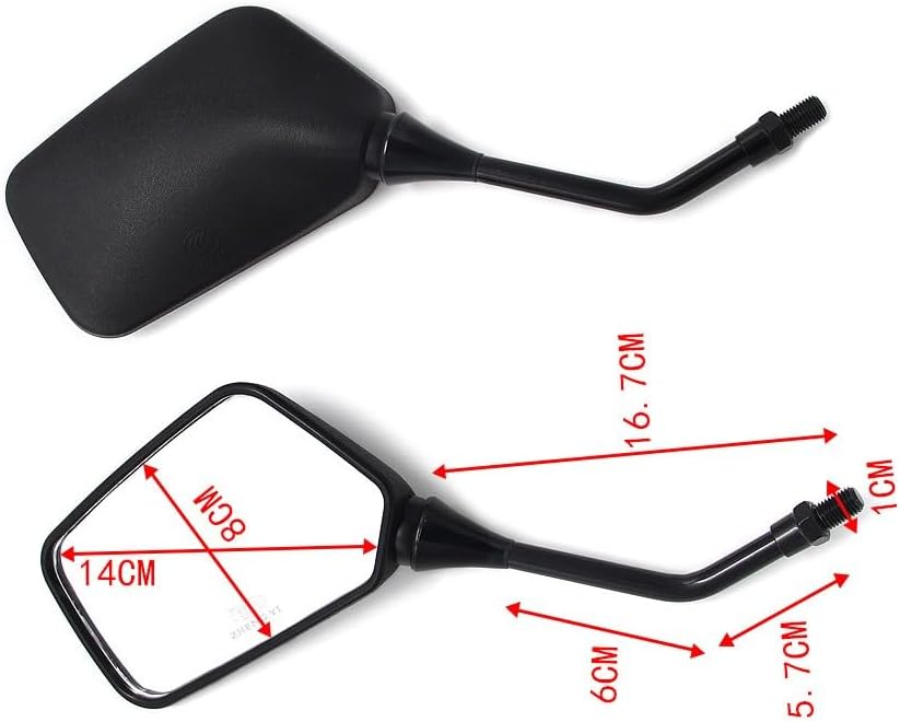 ya 13 9.15 baidi for Honda CBX750F CBX1000 NX650 CB250 Nighthawk CBF250 NX125 Rear View Mirror