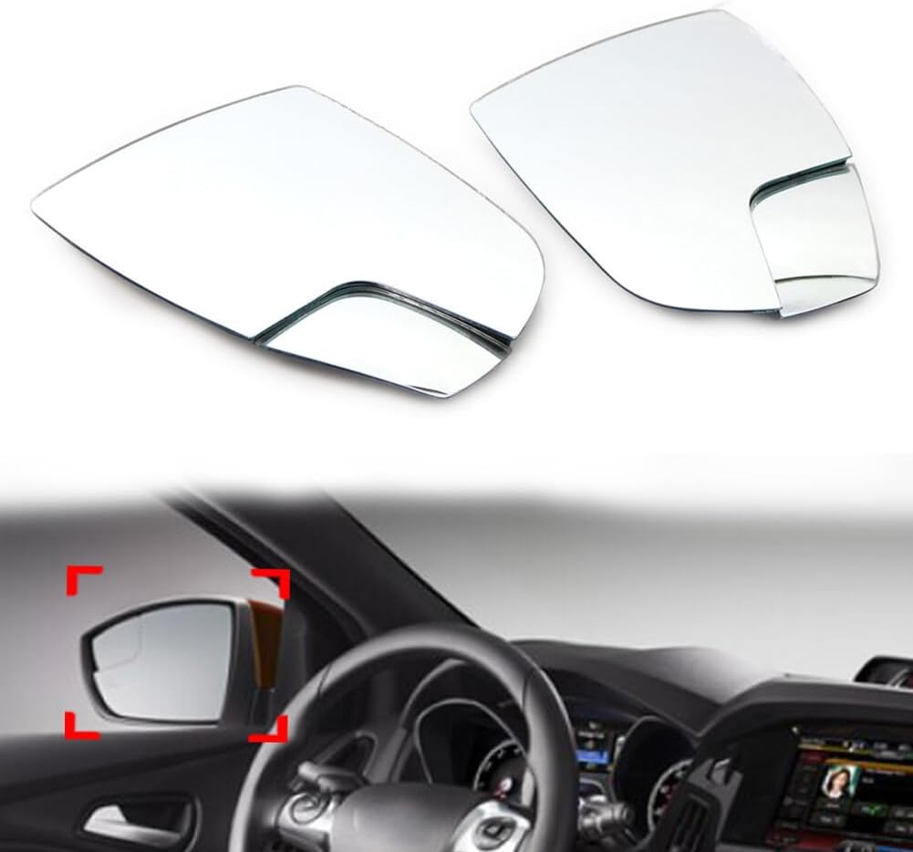 ya 2 8.15 2x Blind Spot Lane Change Assist Rearview Wing Mirror Fit for Ford Focus 2012-2018