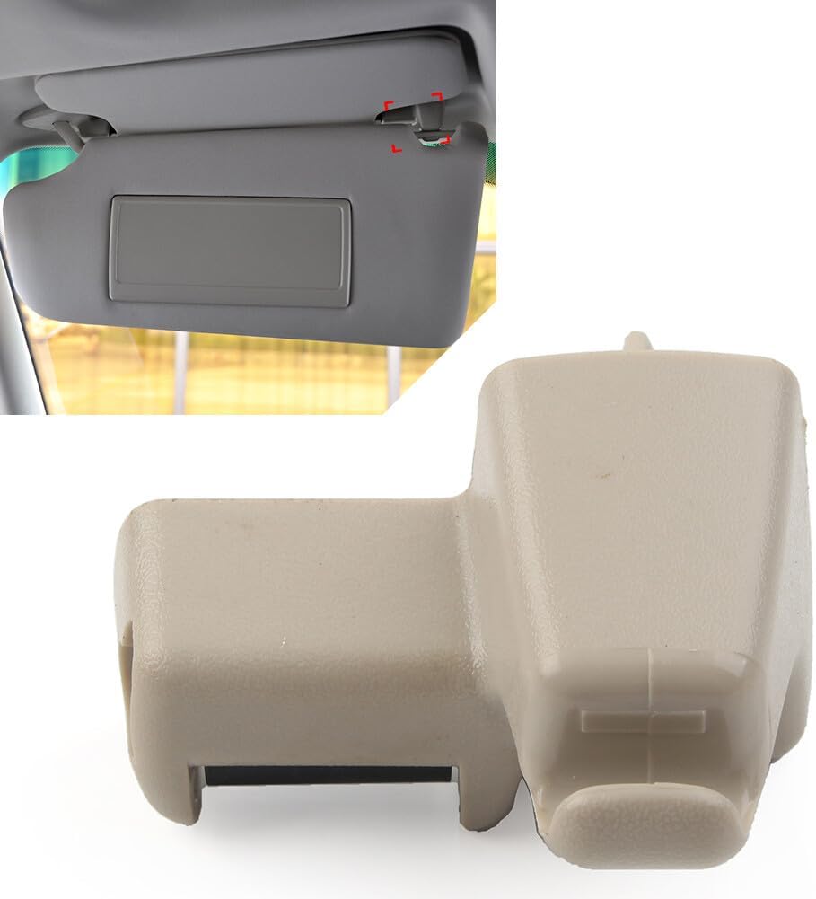ya 11 9.14 baidiLeft Sun Visor Retainer Clip for Land Rover for Range Rover L322 2003-2012 Ivory