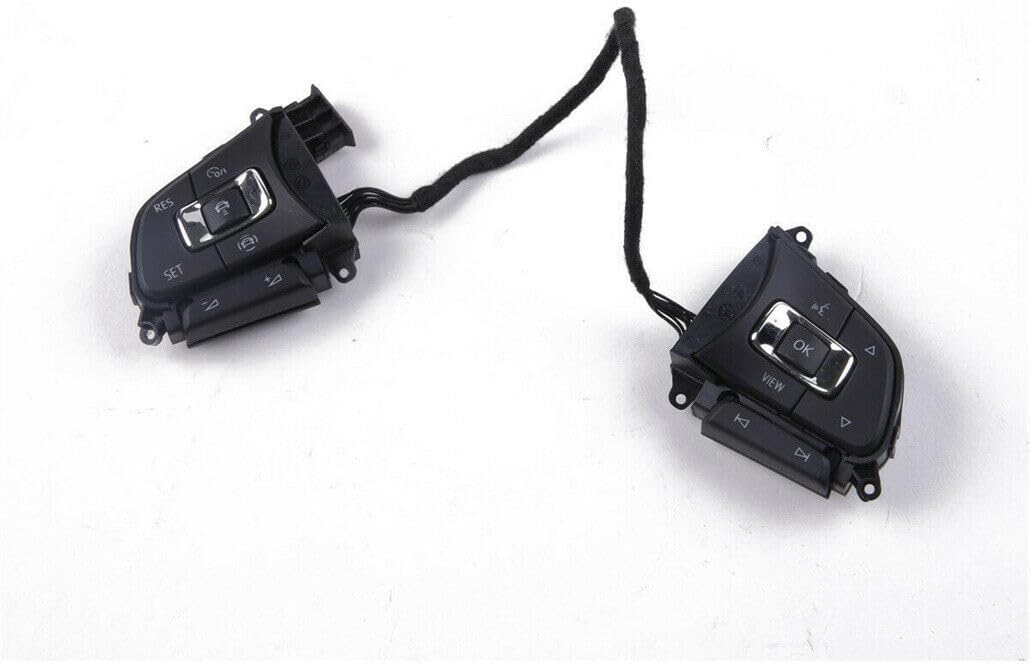 ya 10 9.16 zhengce Chrome MF Steering Wheel Button Support Shift Paddles Fits for VW for Tigua