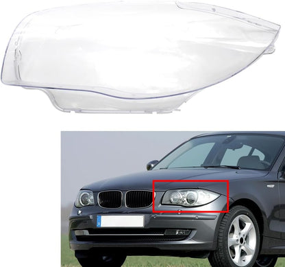 ya 4 8.14 Headlight Lens Headlamp Shell Cover for BMW 1 Series E81 E82 E87 E88 1M 03-11