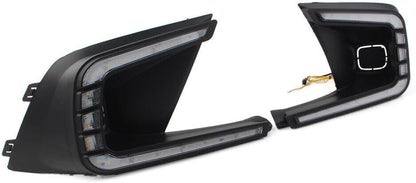 ya 2 8.15 DRL LED daytime running lights collision fog lights suitable for Honda Civic 11th generation