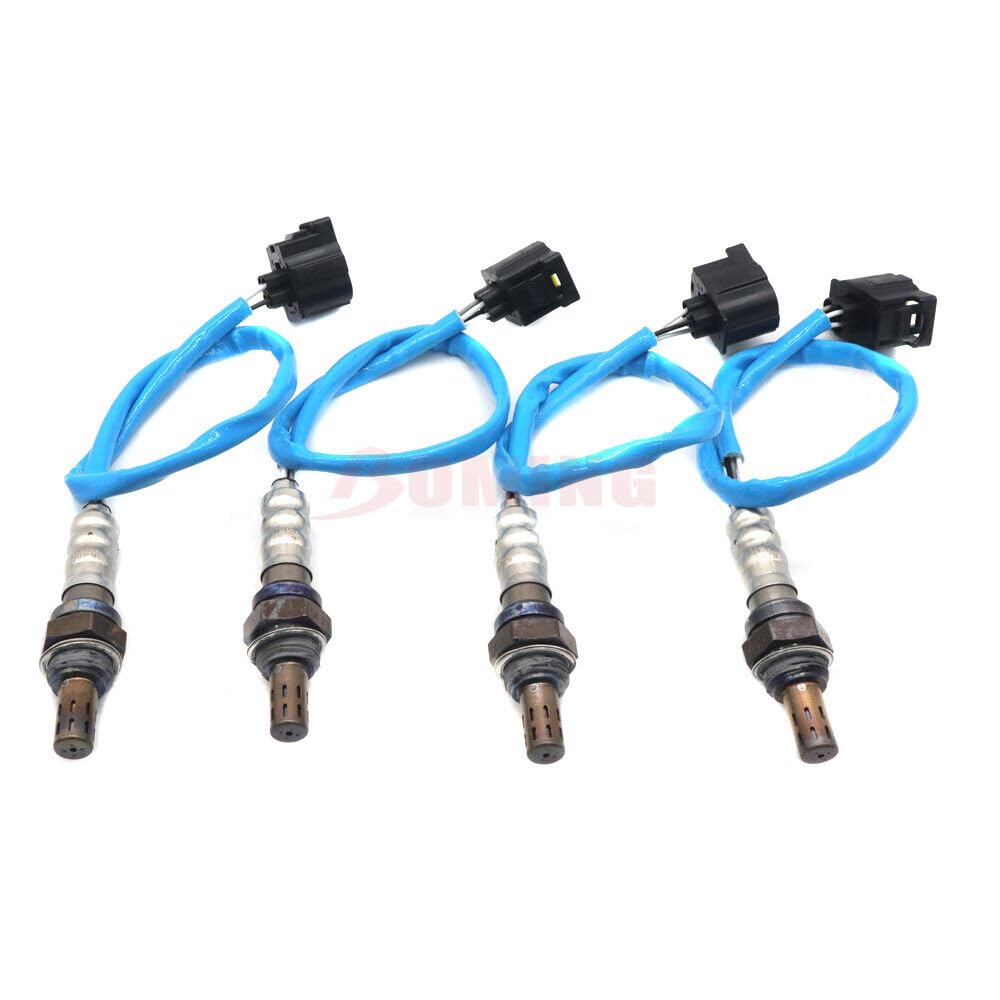 ya 4 8.14 4 Pack Upstream and Downstream 02 Oxygen O2 Sensor for Dodge for Chrysler for Jeep for Ram for VW 234-4587