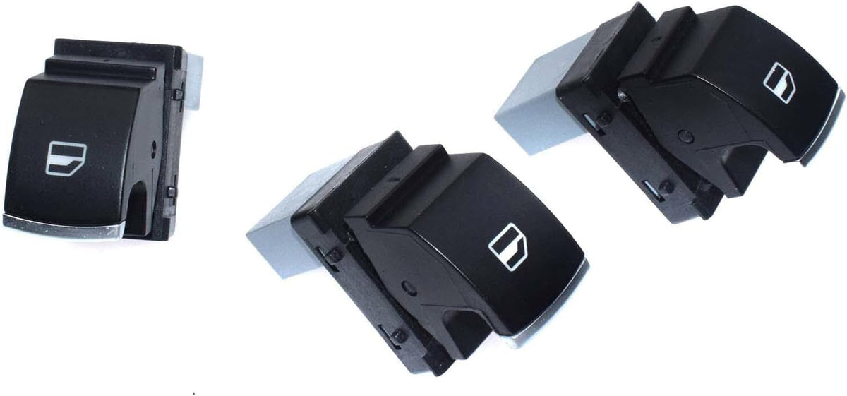 ya 11 9.14 zhengce Chrome Power Window Control Switch 3pcs for VW for Tiguan for Jetta for Gol