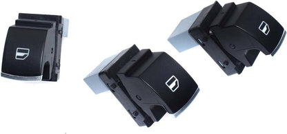 ya 11 9.14 zhengce Chrome Power Window Control Switch 3pcs for VW for Tiguan for Jetta for Gol