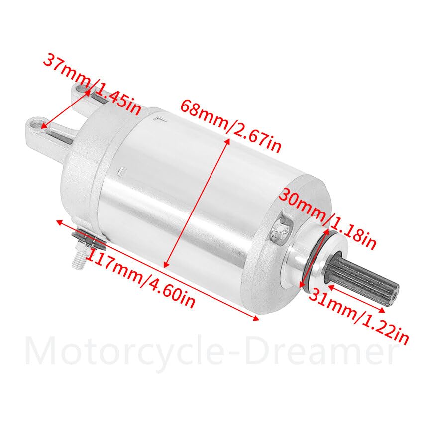 ya 23 10.7 baidi for Suzuki New Starting Motor AN650 Burg for Man 650 AN650Z 2013-2017 31100-10G00