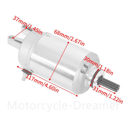 ya 23 10.7 baidi for Suzuki New Starting Motor AN650 Burg for Man 650 AN650Z 2013-2017 31100-10G00