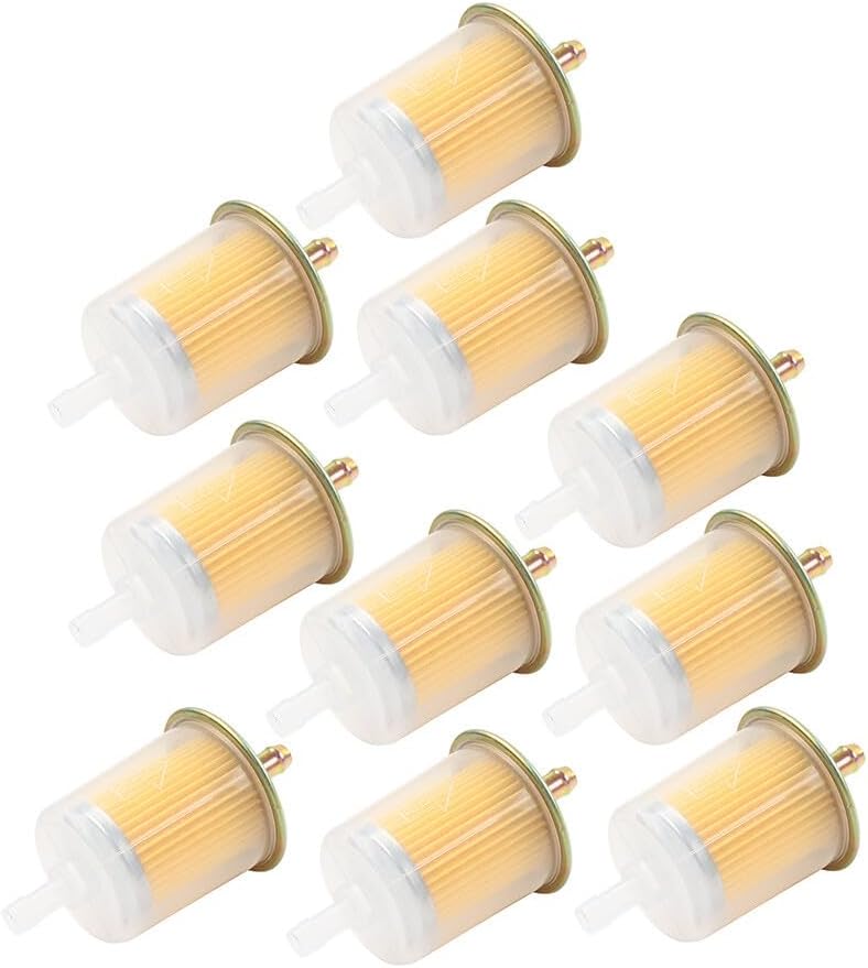 ya 10 9.16 zhengce 10 Pcs 3/8 Fuel Filter Industrial Motorcycle Inline Gas Fuel Line