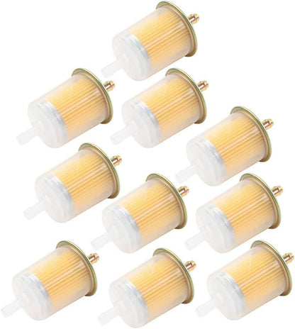 ya 10 9.16 zhengce 10 Pcs 3/8 Fuel Filter Industrial Motorcycle Inline Gas Fuel Line