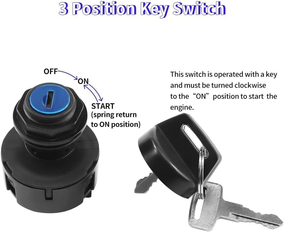 ya 4 8.14 6 Pin Ignition Key Switch for Polaris Ranger 700 800 900 Crew RZR 570 Sports for MAN