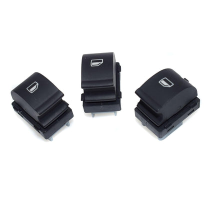 ya 13 9.15 baidi 8ED959855 Passenger Window Switch Button 3 Pieces Suitable for Audi A4 S4 B