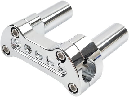 ya 4 8.8.2 3.5 Handlebar Riser & Top Clamp Fit for Harley Dyna Softail Sportster Street bob
