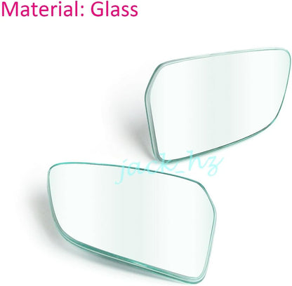 ya 9 10.24 2pcs Blind Spot Mirrors HD Convex Glass Door Side Rearview Mirrors for Vehi