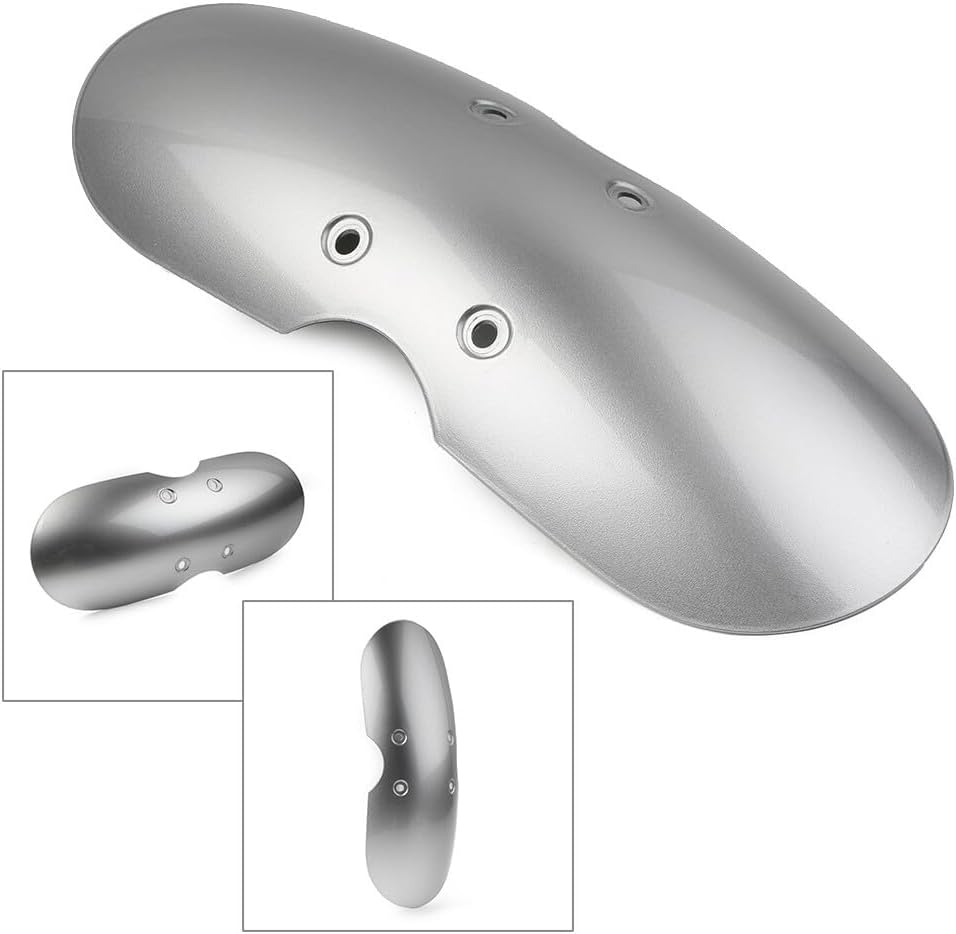 ya 14 9.20 zhengce Silver Front Fender Mudguard for 2001-2016 (Air Cooled) /Sc for Ram bler/Th-1