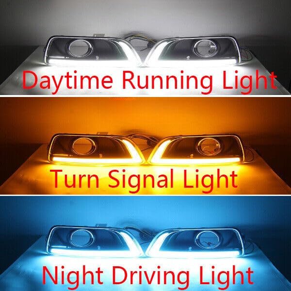 ya 2 8.15 Suitable for 2013-15 for Chevrolet Malibu LED daytime running lights WIth turn signal lights