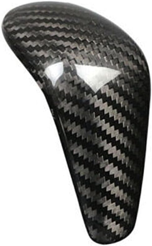 ya 4 8.14 for Audi A6 2016-2018 /A7 2015-2018 BLK Carbon Fiber Gear Shift Knob Cover Trim